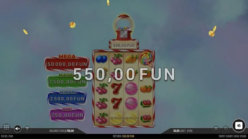Sweet Candy Cash Stash - juego base con ganancia de línea